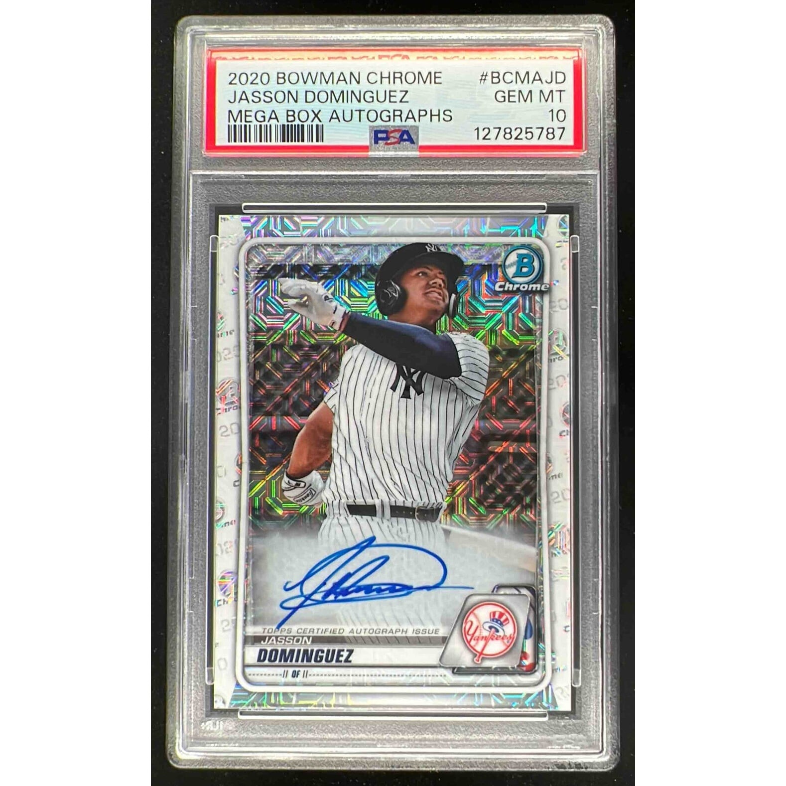 2020 Topps Bowman Chrome Jasson Dominguez PSA 10 Rookie Card #1 – Yankees SP
