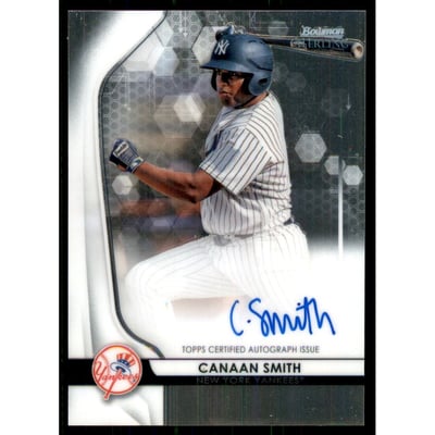 2020 Bowman Sterling Prospect Autographs #BSPACS Canaan Smith