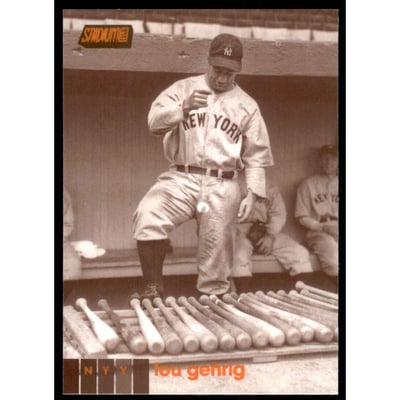 2020 Stadium Club Sepia #35 Lou Gehrig