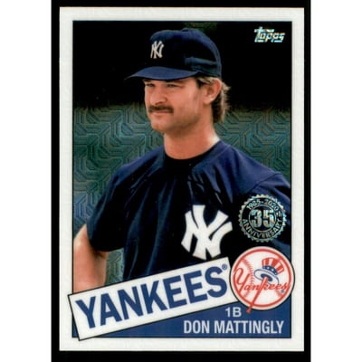 2020 Topps '85 Topps Silver Pack Chrome #85C28 Don Mattingly