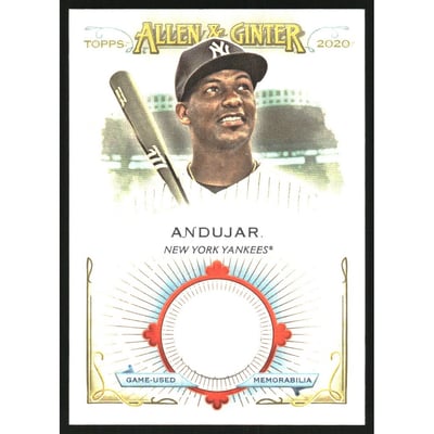 2020 Topps Allen and Ginter Relics #FSRBMA Miguel Andujar B