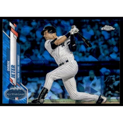2020 Topps Chrome Update Sapphire #U257 Derek Jeter AS