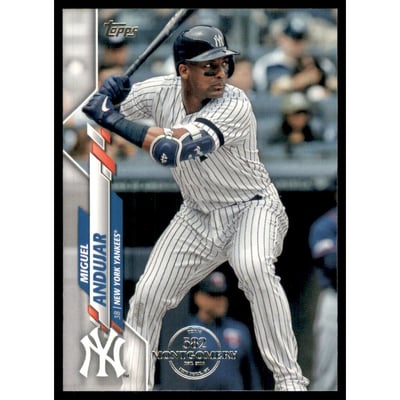 2020 Topps Factory Set 582 Montgomery Club #398 Miguel Andujar
