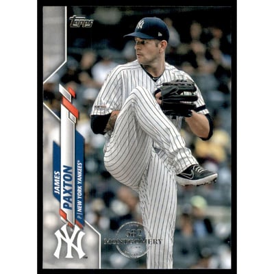 2020 Topps Factory Set 582 Montgomery Club #68 James Paxton