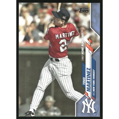 2020 Topps Update Father's Day Blue #U122 Tino Martinez HRD