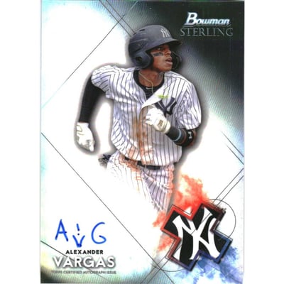 2021 Bowman Sterling Prospect Autographs #BSPAAV Alexander Vargas