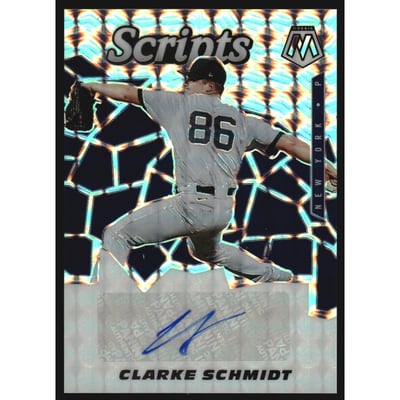 2021 Panini Mosaic Scripts #22 Clarke Schmidt