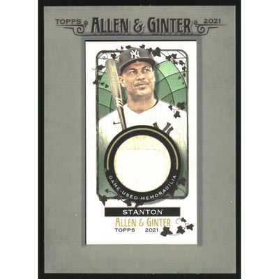 2021 Topps Allen and Ginter Mini Framed Relics #MFRGS Giancarlo Stanton