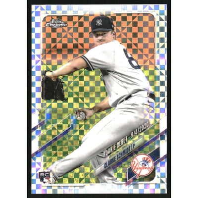 2021 Topps Chrome Update X-Fractors #USC81 Clarke Schmidt RD