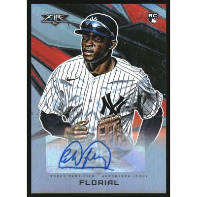 2021 Topps Fire Autographs #AVEF Estevan Florial