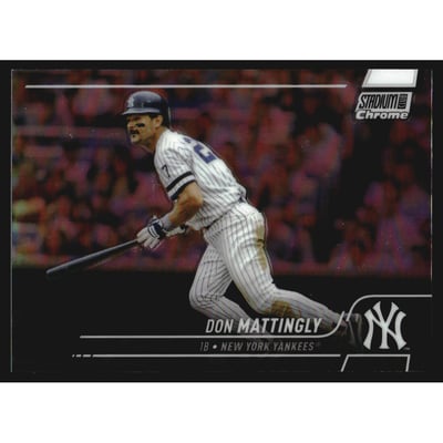 2022 Stadium Club Chrome Refractors #141 Don Mattingly