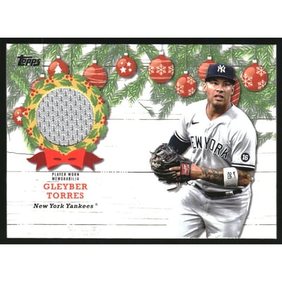 2022 Topps Holiday Relics #WRCGT Gleyber Torres