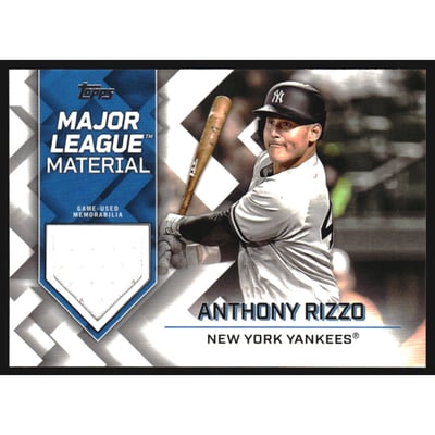 2022 Topps Update Major League Materials #MLMAR Anthony Rizzo