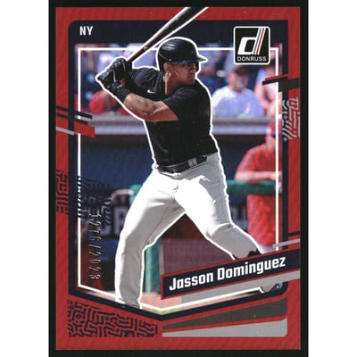 2023 Donruss Holo Red #109 Jasson Dominguez