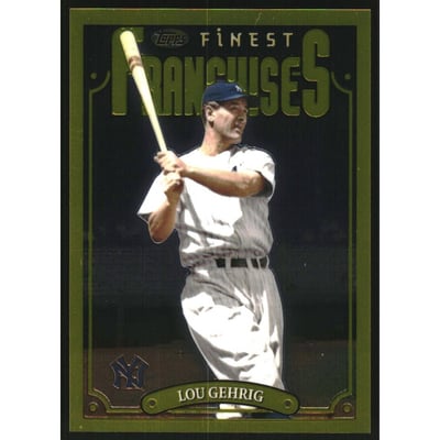 2023 Finest Flashbacks #194 Lou Gehrig FF SP
