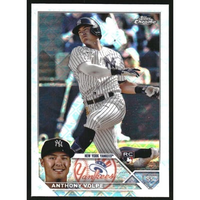 2023 Topps Chrome Logofractor #4 Anthony Volpe RC