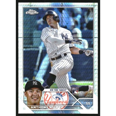2023 Topps Chrome Prism Refractors #4 Anthony Volpe