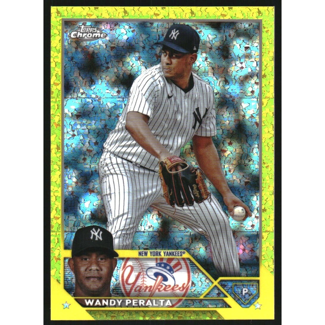 2023 Topps Chrome Update Yellow Mini-Diamond Refractors #USC144 Wandy Peralta