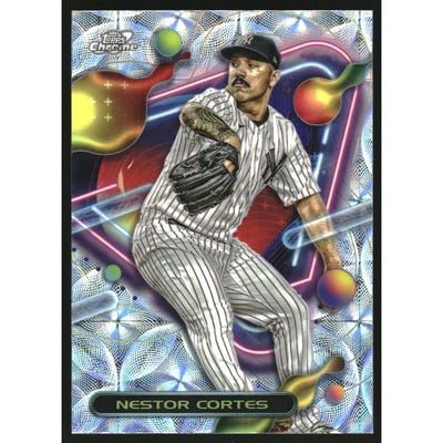 2023 Topps Cosmic Chrome Nucleus Refractors #117 Nestor Cortes