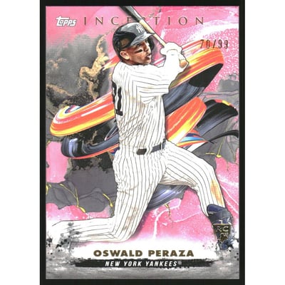 2023 Topps Inception Magenta #98 Oswald Peraza
