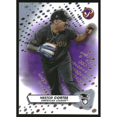 2023 Topps Pristine Purple Refractors #268 Nestor Cortes