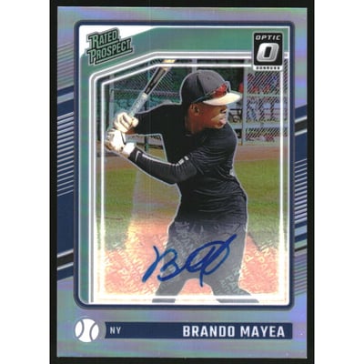 2024 Donruss Optic Rated Prospects Signatures #200 Brando Mayea