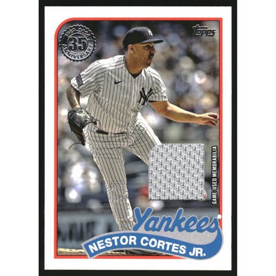 2024 Topps '89 Topps Relics #89BRNC Nestor Cortes Jr.