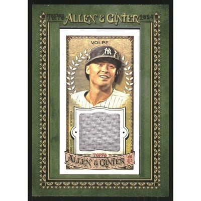 2024 Topps Allen and Ginter Mini Framed Relics #MFRAV Anthony Volpe