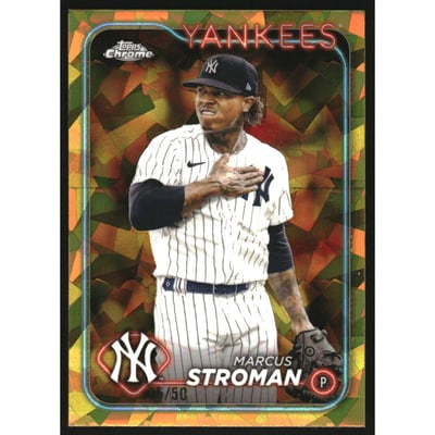 2024 Topps Chrome Sapphire Gold Refractors #631 Marcus Stroman