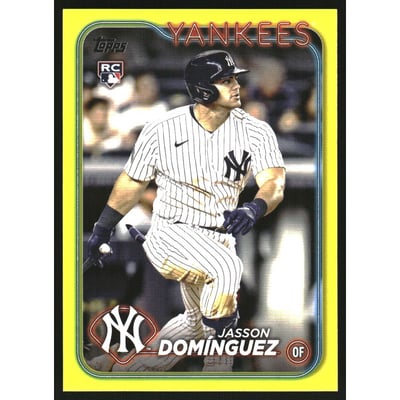 2024 Topps Yellow #60 Jasson Dominguez