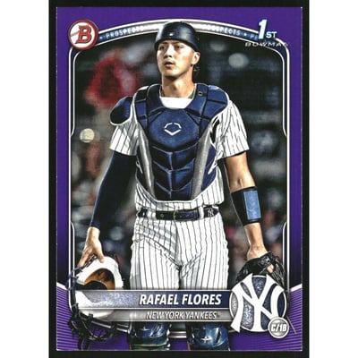 2025 Bowman Prospects Purple #BP34 Rafael Flores