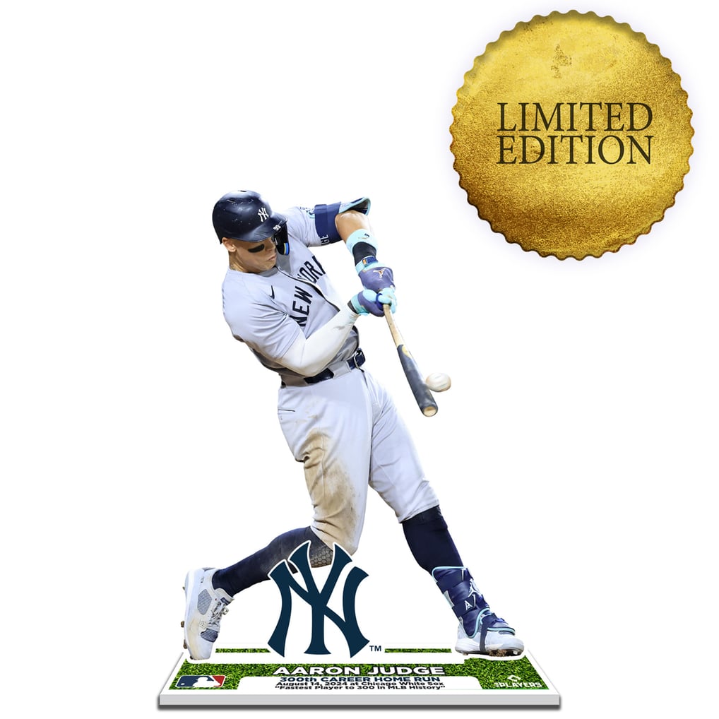 New York Yankees Aaron Judge 12'' Limited Edition 300th Career Home Run ...
