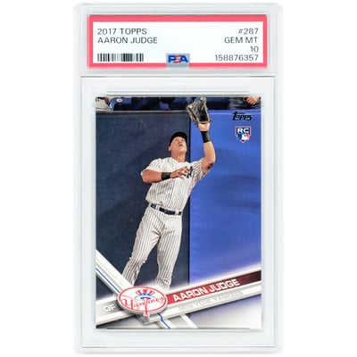Aaron Judge New York Yankees 2017 Topps #287 PSA Authenticated 10 Rookie Card