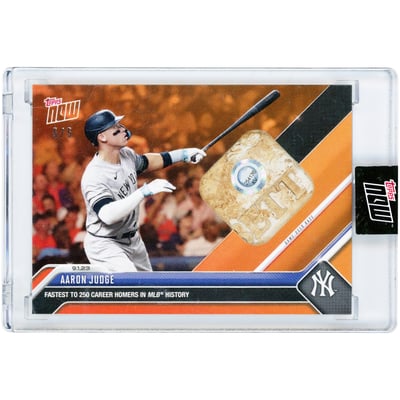 Aaron Judge New York Yankees 2023 Topps Now Game Used Base Relic Orange #800 #5/5 Card