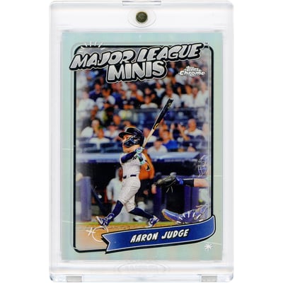 Aaron Judge New York Yankees 2024 Topps Chrome Major League Minis #MM-1 Card
