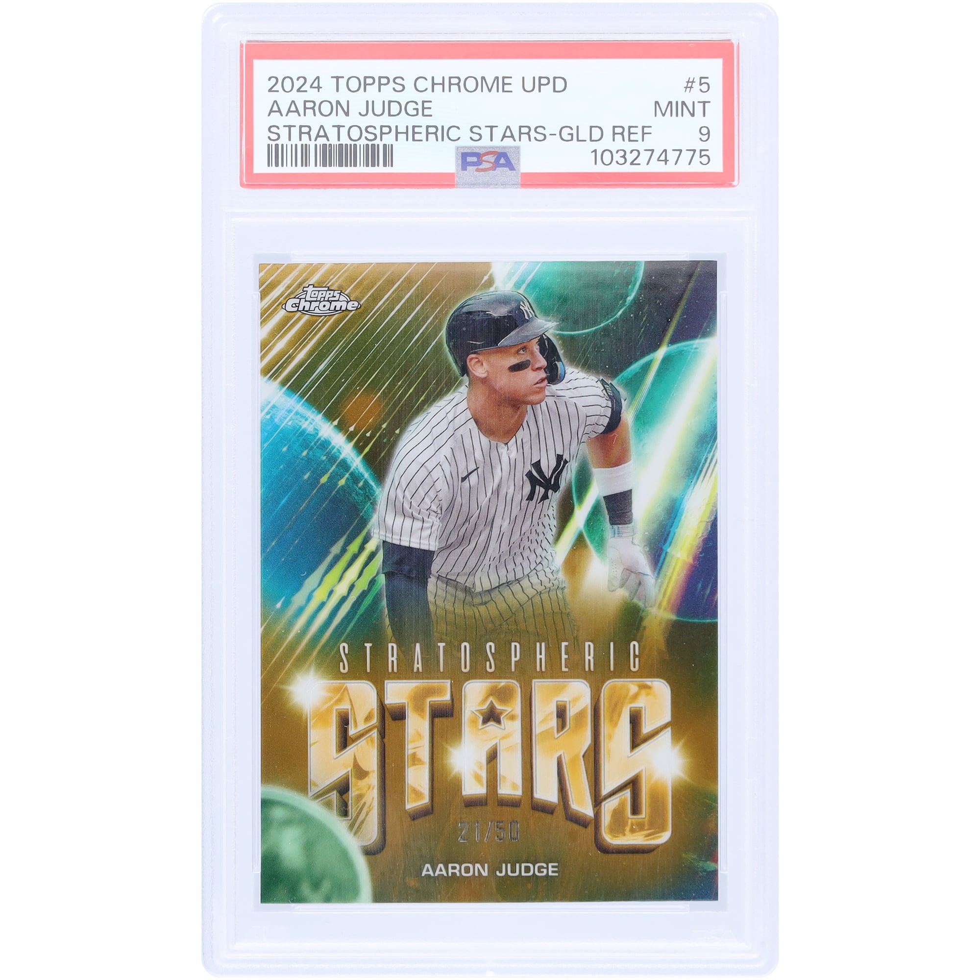 Aaron Judge New York Yankees 2024 Topps Chrome Update 