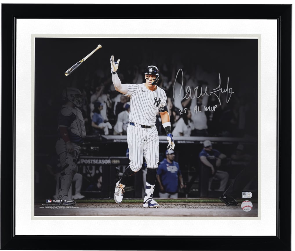 Aaron Judge New York Yankees Autographed Fanatics Authentic 16