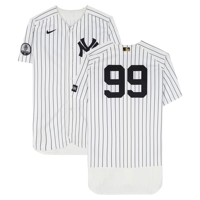 Aaron Judge New York Yankees Fanatics Authentic Game-Used #99 White Pinstripe Jersey vs. Colorado Rockies on September 9, 2026 
