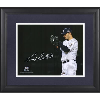 Andy Pettitte New York Yankees Autographed Fanatics Authentic 11" x 14" Pitching Stare Spotlight Photograph