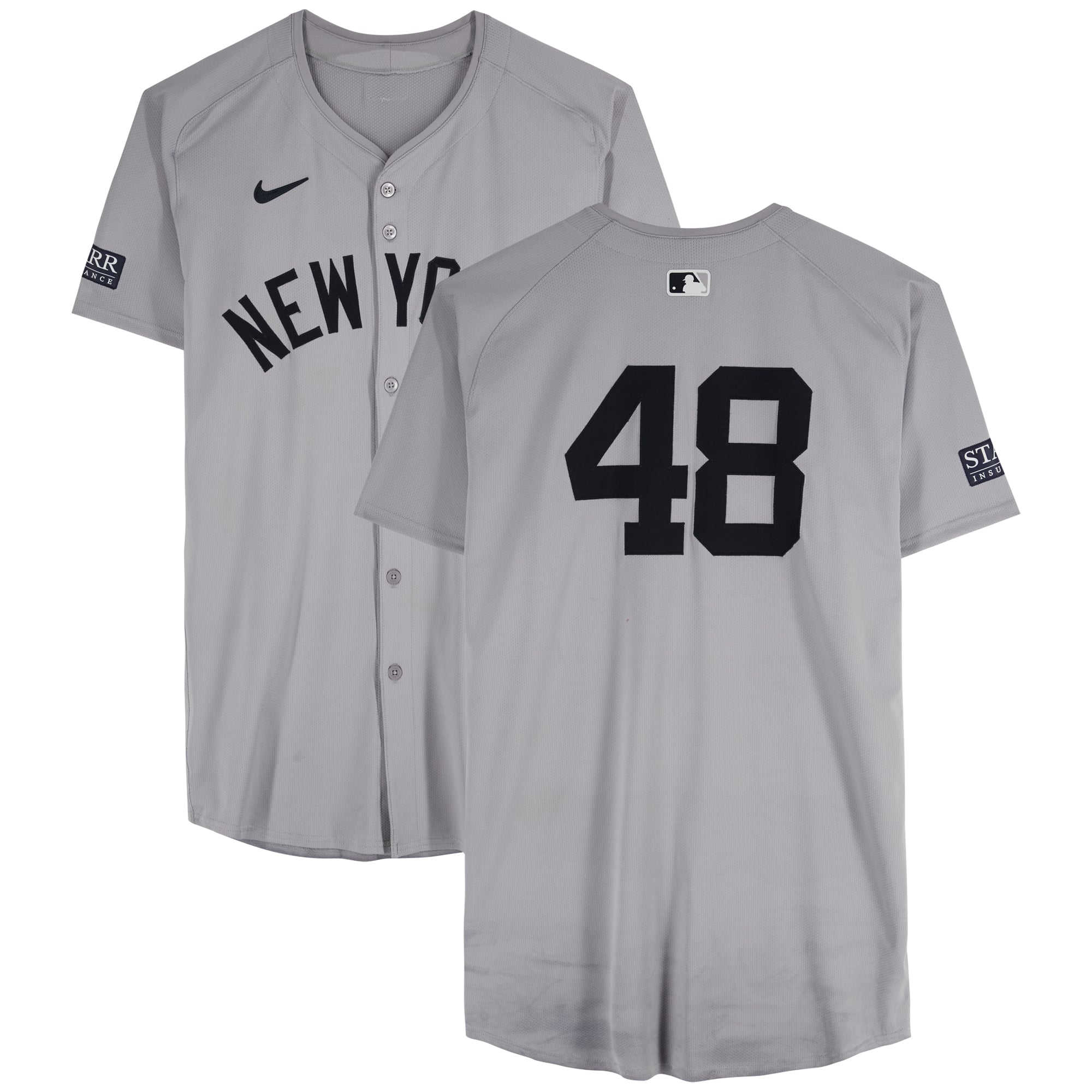 Anthony Rizzo New York Yankees Fanatics Authentic Game-Used #48 Gray ...