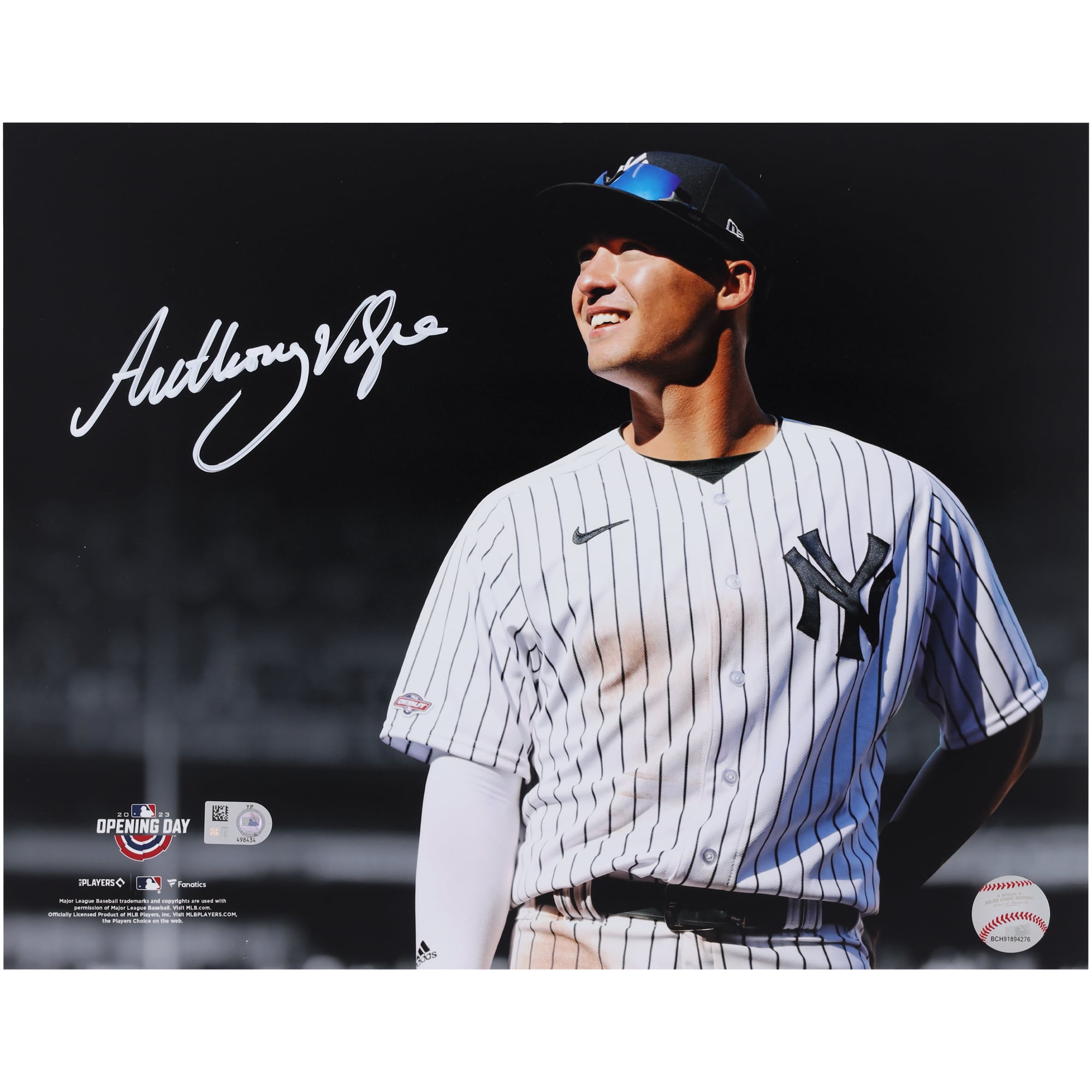 Anthony Volpe New York Yankees Autographed Fanatics Authentic 11 