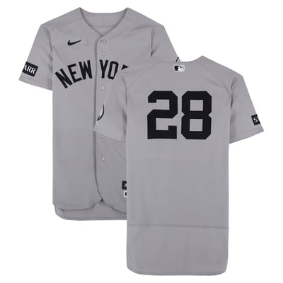 Austin Wells New York Yankees Fanatics Authentic Game-Used #28 Gray Nike Jersey vs. Washington Nationals on July 12, 2026