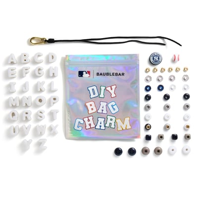 New York Yankees BaubleBar Mini Custom Bag Charm Bead Kit
