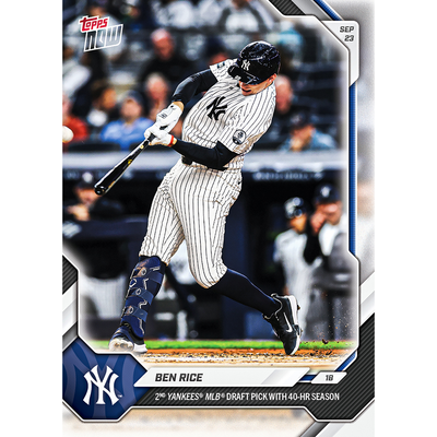 Ben Rice - 2026 MLB Topps NOW® - Card 708 - LOOK FOR AUTOS