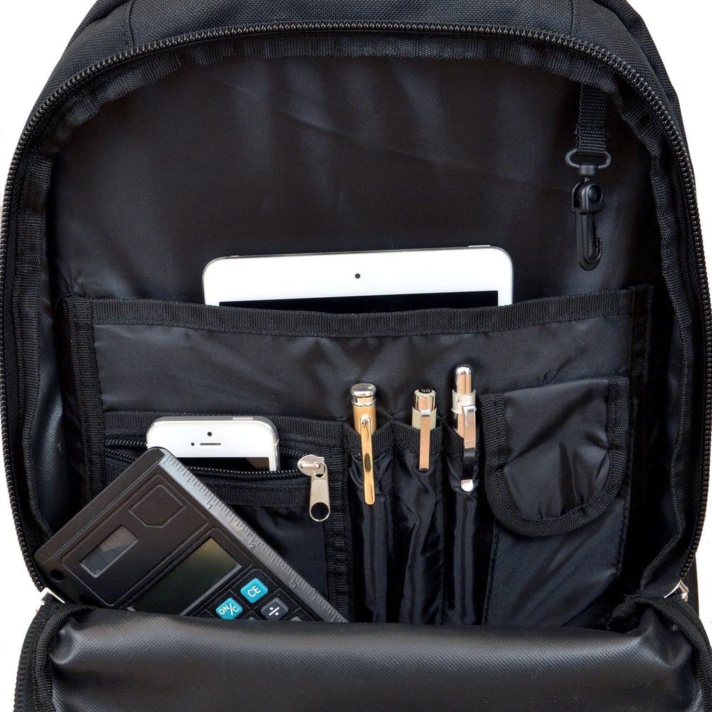 New York Yankees 19'' Premium Wheeled Backpack - Black