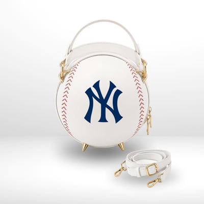 New York Yankees by Jill Martin Baseball Crossbody Fan Bag