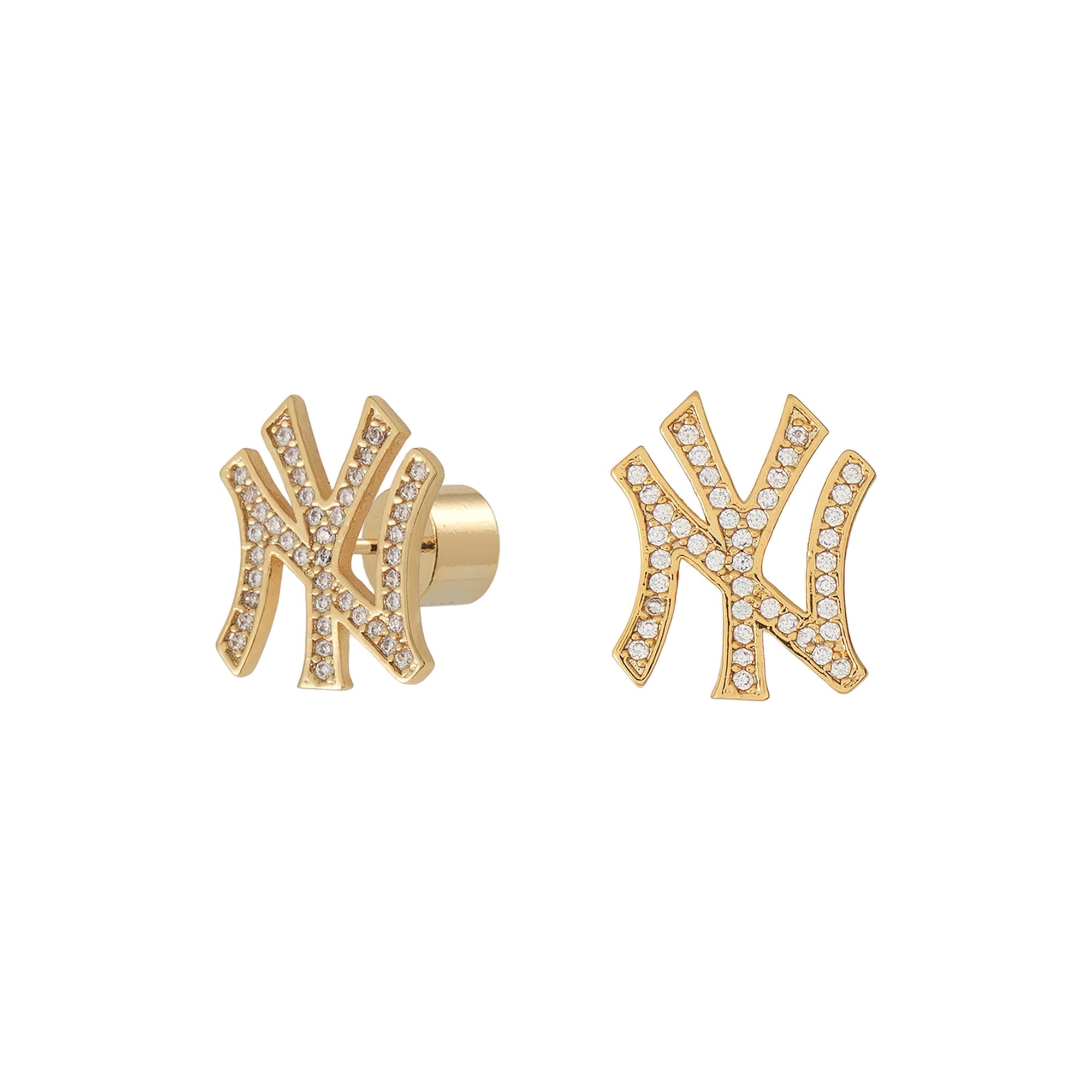 New York Yankees by Jill Martin Glam Day Post Back Earrings