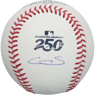 Cam Schlittler New York Yankees Autographed Fanatics Authentic USA 250th Logo Baseball 