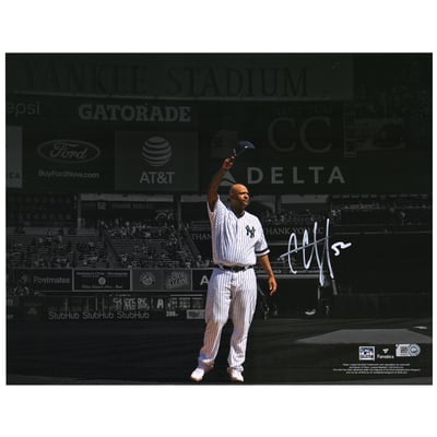 CC Sabathia New York Yankees Fanatics Authentic Autographed 11" x 14" Cap Tip Spotlight Photograph