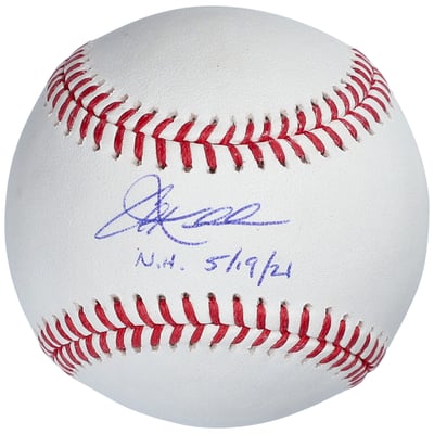 Corey Kluber New York Yankees Fanatics Authentic Autographed Baseball with "N.H. 5/19/21" Inscription